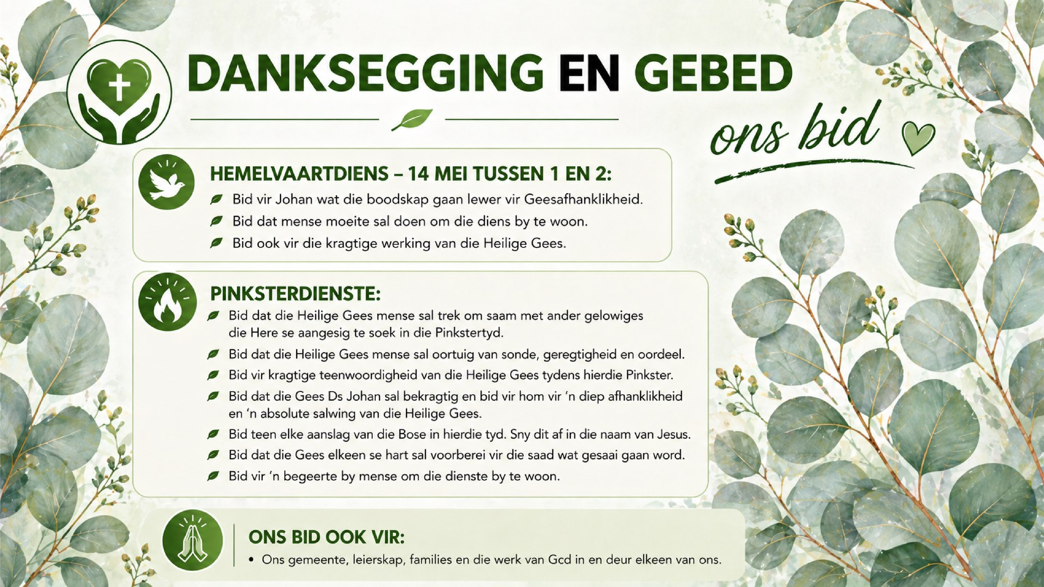 klipkerk gebeure